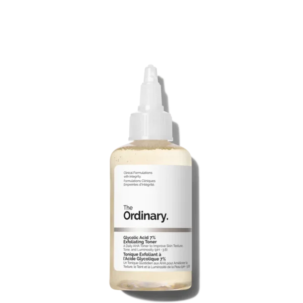 The ordinary glycolic acid is a gentle exfoliater