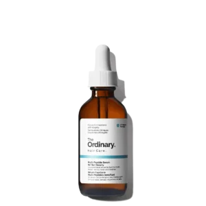 The Ordinary Multi-Peptide Serum for Hair Density promotes fuller, thicker, and healthier-looking hair.