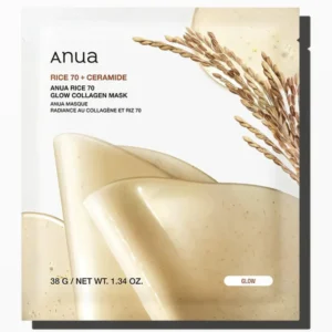 Anua - Rice 70 Glow Collagen Mask 38G / 1.34Oz